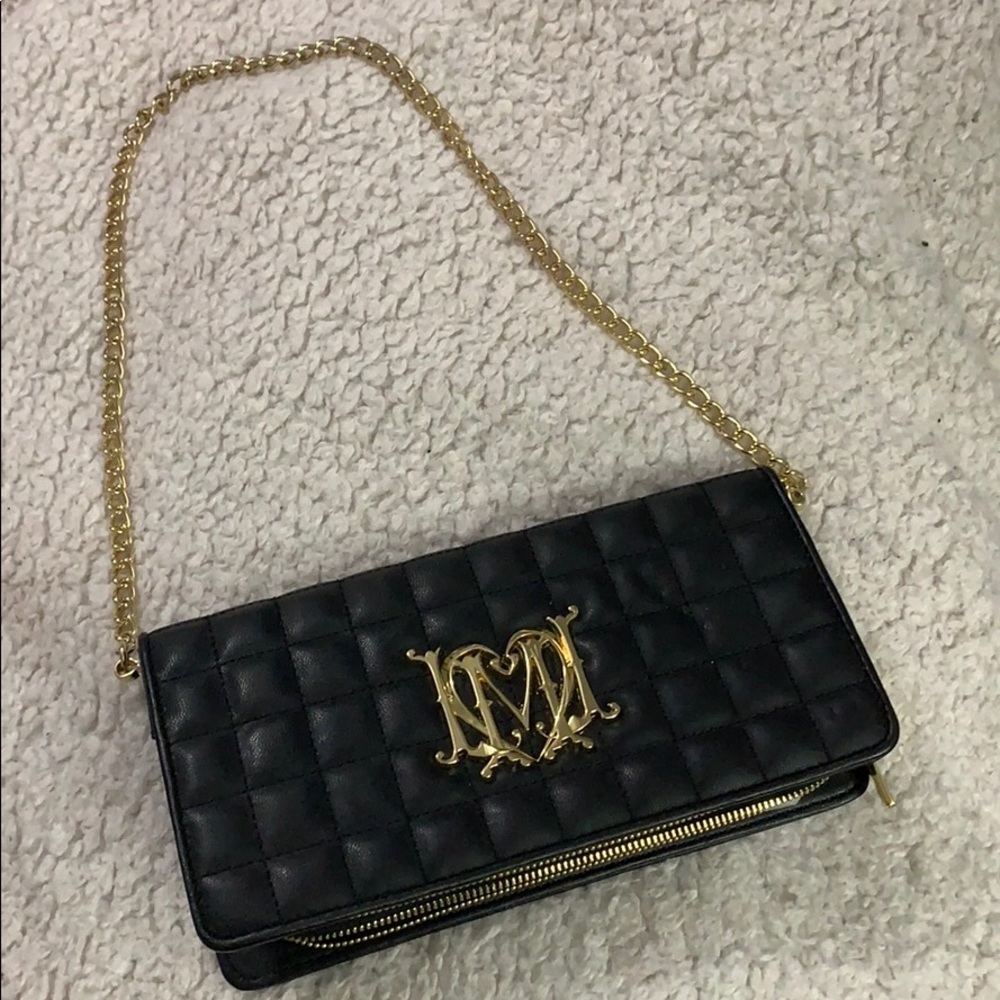 Moschino black shoulder bag